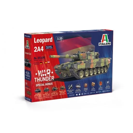 Italeri 35106 1/35 Leopard 2 A4 [WAR THUNDER] - Military Vehicles & Tanks