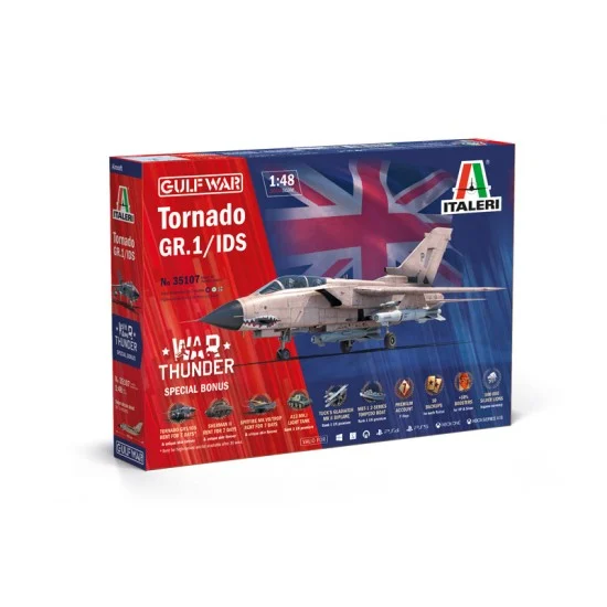 Italeri 35107 1/48 Tornado GR.1/IDS Gulf War [WAR THUNDER] - Model Planes
