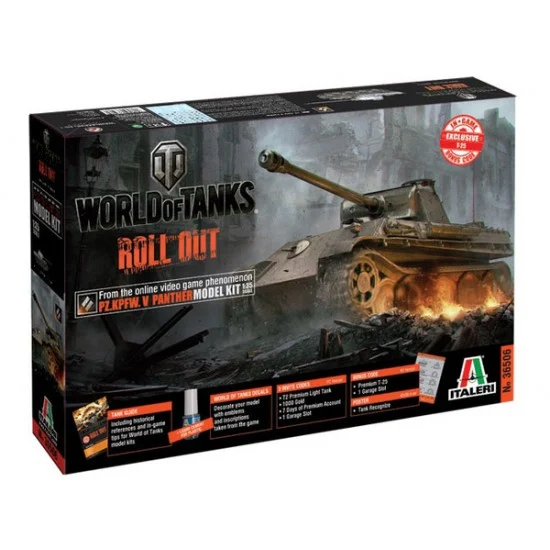 Italeri 37506 1/35 World of Tanks Series - PzKpfw.V Panther