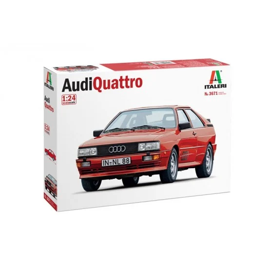 Italeri 3671 1/24 Audi Quattro Road Car - Model Cars
