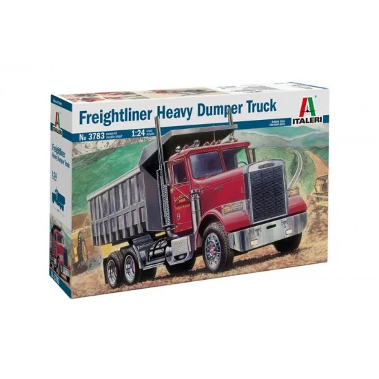 Italeri 3783 1/24 Freightliner Heavy Dumper Truck - Model Cars