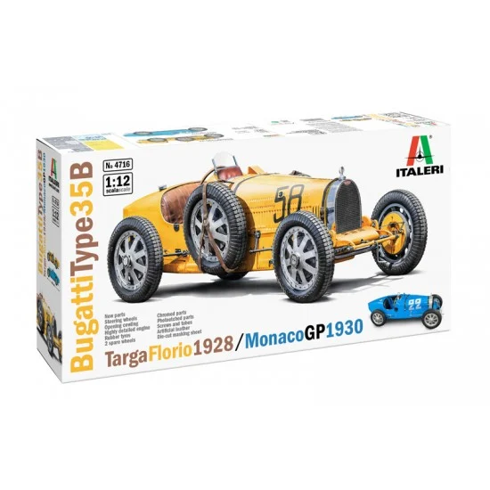 Italeri 4716 1/12 Bugatti Type 35B - Targa Florio '28 / Monaco GP '30