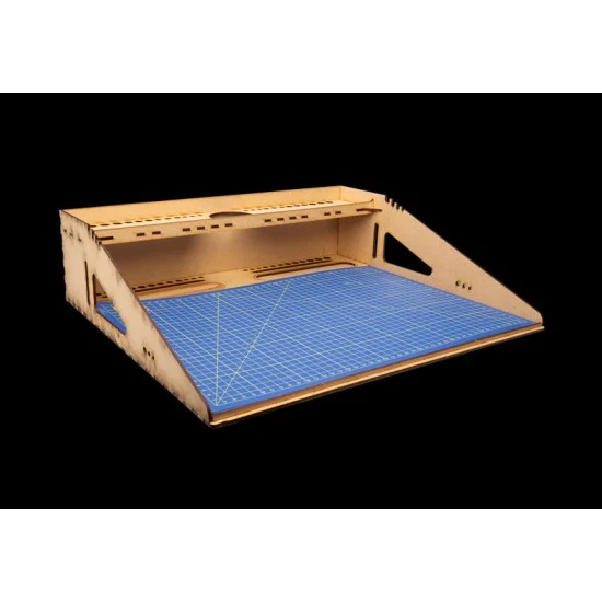 Italeri 50833 Workstation for Modelling (46cm x 39cm x12cm, A3 cutting mat included) - Hobby Tools & Supplies