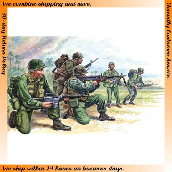 Italeri 6078 1/72 US Special Forces, Vietnam War - Model Figures