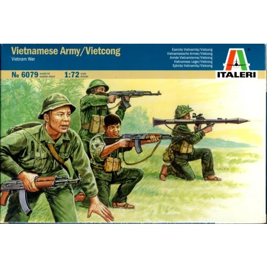 Italeri 6079 1/72 Vietcong (Vietnamese Army) - Model Figures