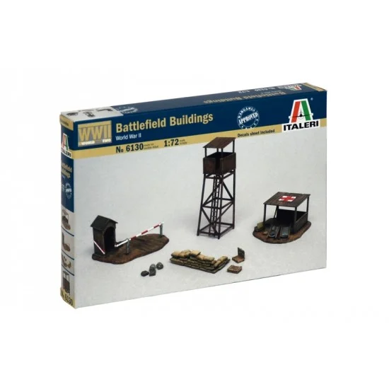 Italeri 6130 1/72 WWII Battlefield Buildings - Scenics & Diorama