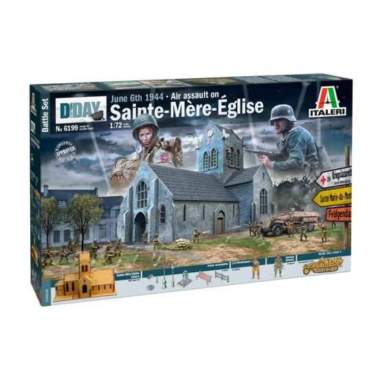 Italeri 6199 1/72 Battle of Normandy Sainte-Mere-Eglise 6 June 1944