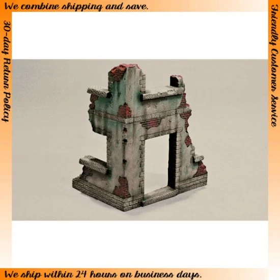 Italeri 6413 1/35 WWII Ruined European House Corner - Scenics & Diorama
