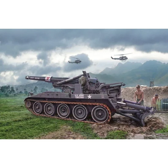 Italeri 6574 1/35 M110A1 Self Propelled Gun - Military Vehicles & Tanks