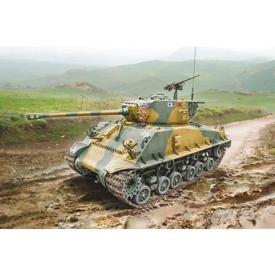 Italeri 6586 1/35 Korean War Sherman M4A3E8 Medium Tank - Military Vehicles & Tanks