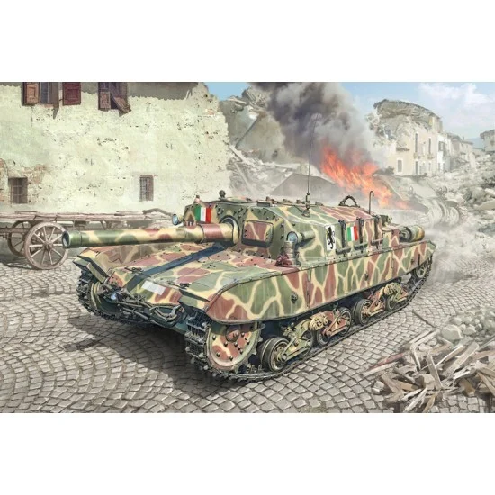Italeri 6751 1/35 Semovente M43 105/25 Bassotto - Military Vehicles & Tanks