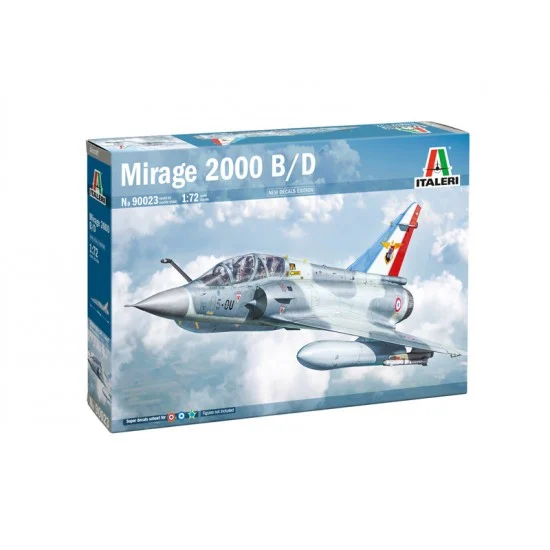 Italeri 90023 1/72 Dassault Mirage 2000 D Multirole Fighter - Model Planes