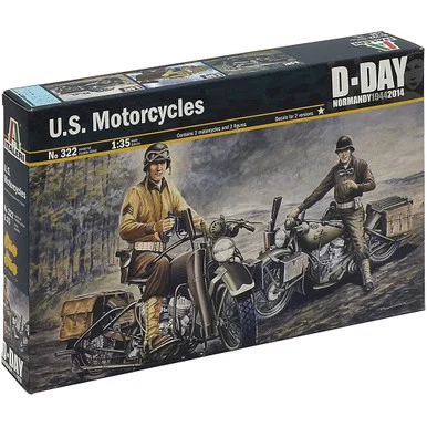 U.S. Motorcycles WW2 1/35 Kit Italeri (0322)