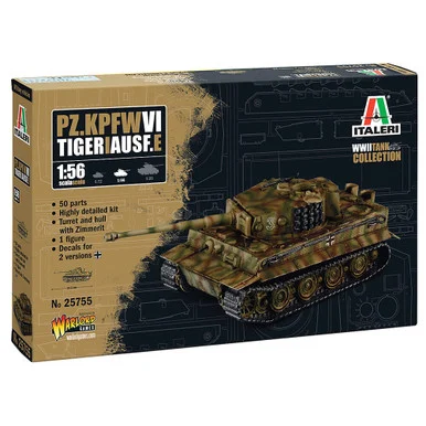 PZ.KPFW. VI TIGER I 1/56 Kit Italeri (25755)