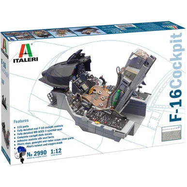 F-16 Falcon Cockpit 1/12 Kit