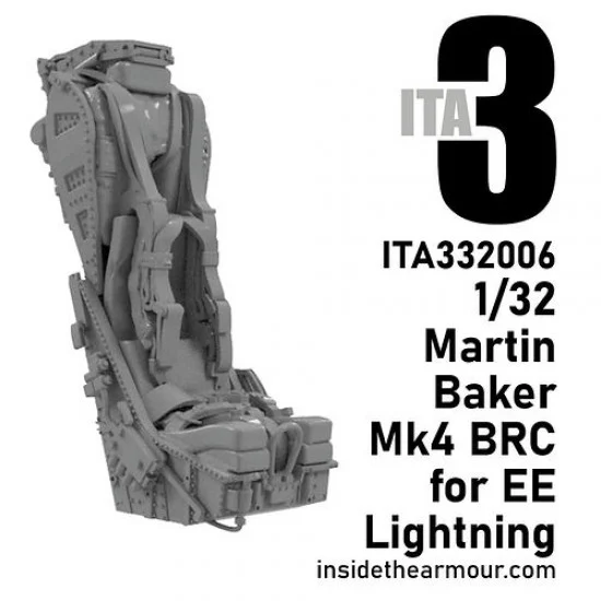 Inside the Armour 332006 1/32 EE Lightning Martin Baker Mk.4BRC Seat - Model Planes