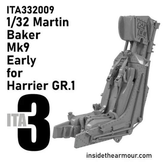 Inside the Armour 332009 1/32 Hawker Siddley Harrier GR.1 Martin Baker Mk.9 Early Seat - Model Planes