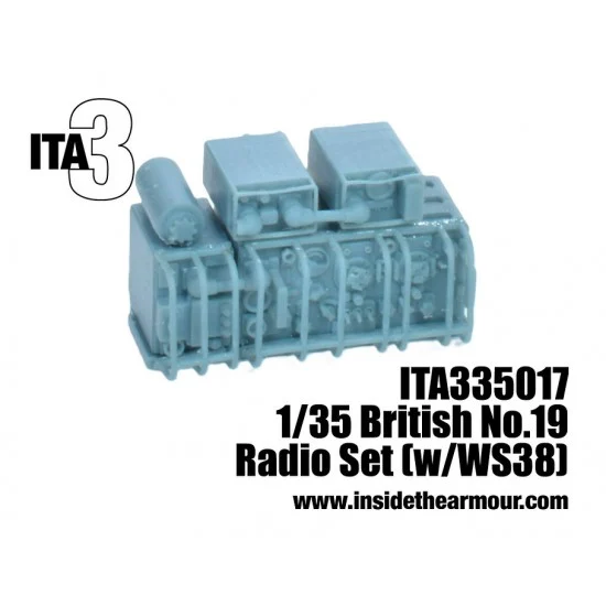 Inside the Armour 335017 1/35 British Number 19 WS Radio Set with WS38 - Military Vehicles & Tanks