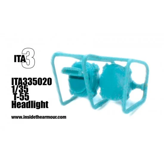 Inside the Armour 335020 1/35 T-55 Tank Headlights