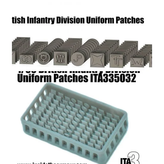 Inside the Armour 335032 1/35 British Infantry Division Figure Patches - Model Figures