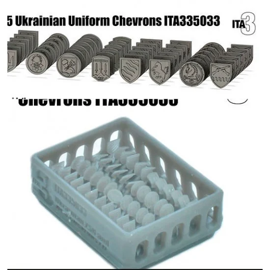 Inside the Armour 335033 1/35 Ukrainian Figure Patches Uniform Chevrons - Model Figures