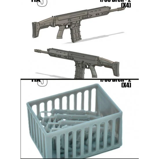Inside the Armour 335034 1/35 Modern Bren 2 Rifles (4pcs) - Model Figures