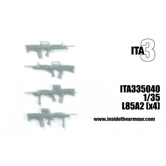 Inside the Armour 335040 1/35 Modern British L85A2 Combat Rifles (4pcs) - Model Figures