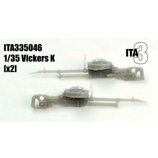 Inside the Armour 335046 1/35 Vickers K MGs for LRDG/SAS (2pcs) - Military Vehicles & Tanks