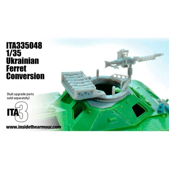 Inside the Armour 335048 1/35 Ukrainian Ferret Turret Conversion (low profile version) for Airfix kits - Military Vehicles & Tanks