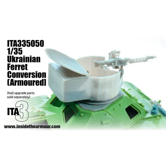 Inside the Armour 335050 1/35 Ukrainian Ferret Turret Conversion set (Armoured) for Airfix kits - Military Vehicles & Tanks