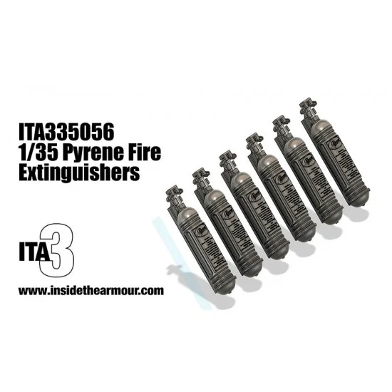 Inside the Armour 335056 1/35 Interwar/Early WWII AFV Pyrene Extinguishers - Military Vehicles & Tanks
