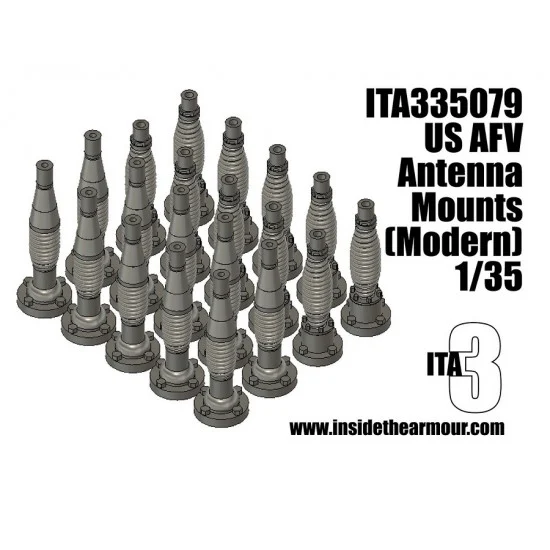 Inside the Armour 335079 1/35 US Modern AFV Antenna Mounts - Military Vehicles & Tanks