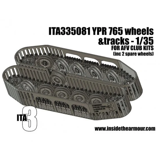 Inside the Armour 335081 1/35 YPR Tracks and Wheels for AFV Club kits - Military Vehicles & Tanks