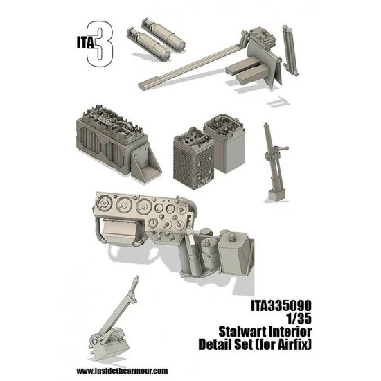 Inside the Armour 335090 1/35 Stalwart Interior Upgrade Set for Airfix kit - Military Vehicles & Tanks