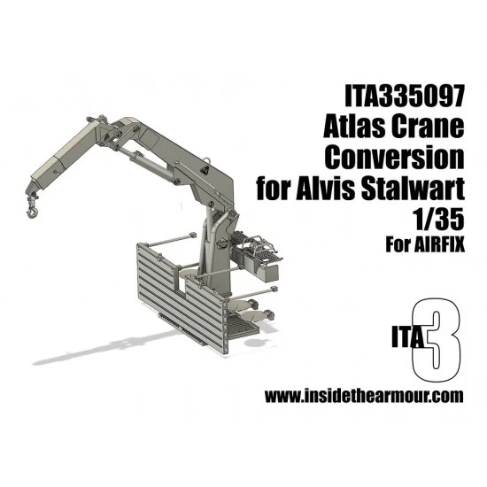 Inside the Armour 335097 1/35 Alvis Stalwart Atlas Crane Conversion for Airfix kit - Military Vehicles & Tanks