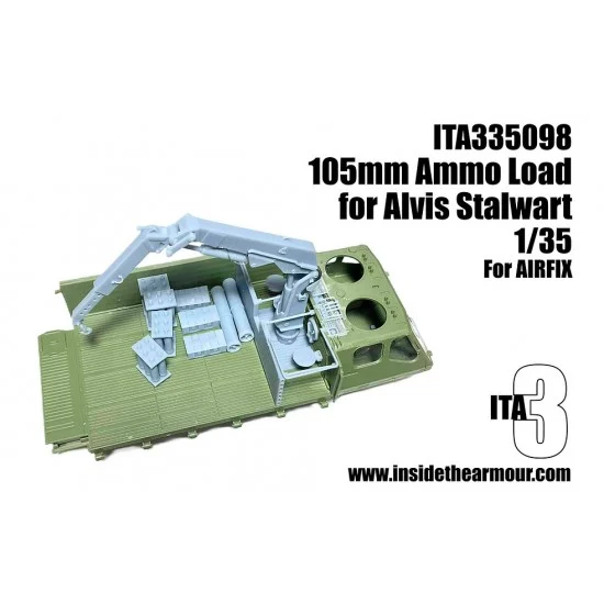 Inside the Armour 335098 1/35 105mm Ammo Stores for Alvis Stalwart - Military Vehicles & Tanks