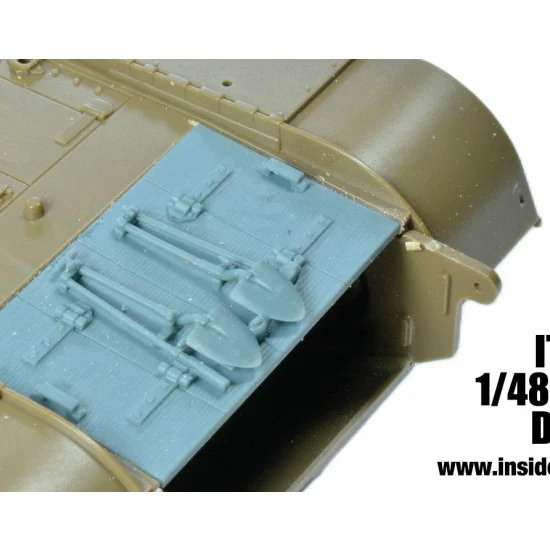 Inside the Armour 348004 1/48 Churchill Rear Deck Tools for Tamiya kits - Military Vehicles & Tanks