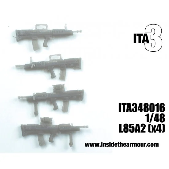 Inside the Armour 348016 1/48 Modern British L85A2 Combat Rifles (4pcs) - Model Figures