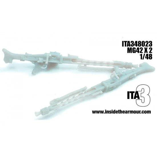 Inside the Armour 348023 1/48 German AFVs/Infantry MG42 MGs (2pcs) - Military Vehicles & Tanks