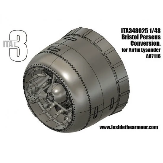 Inside the Armour 348025 1/48 Perseus Lysander MkII Engine Conversion set for Airfix kits - Model Planes