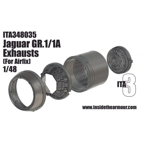 Inside the Armour 348035 1/48 Jaguar Gr.1/1a Exhausts for Airfix kit - Model Planes