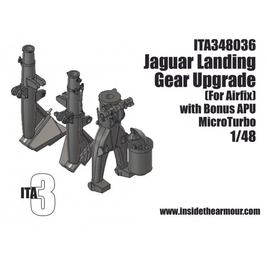 Inside the Armour 348036 1/48 Jaguar Gr.1/1a Landing Gear Upgrade set for Airfix kit - Model Planes