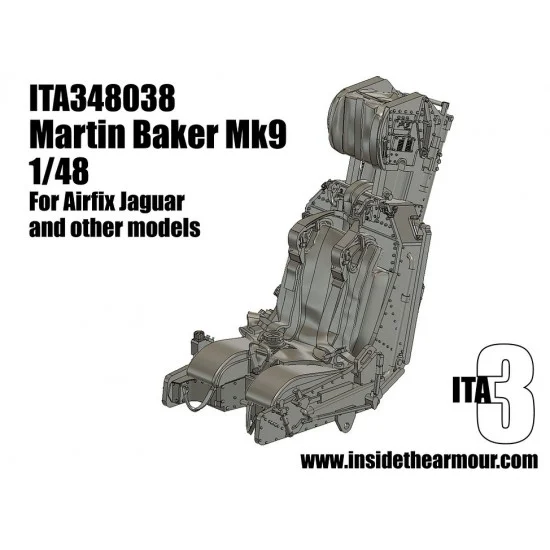 Inside the Armour 348038 1/48 Martin Baker Mk.9 Ejection Seat for Airfix Sepecat Jaguar and Early Harrier - Model Planes