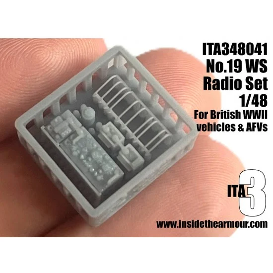 Inside the Armour 348041 1/48 WWII British Number 19 Radio Set with WS38 - Military Vehicles & Tanks