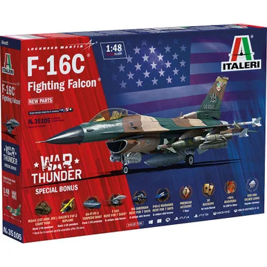 F-16C Fighting Falcon 1/48 War Thunder Kit Italeri 35105