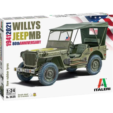 Jeep Willys MB 80th DD-Anniversary 1/24 Kit