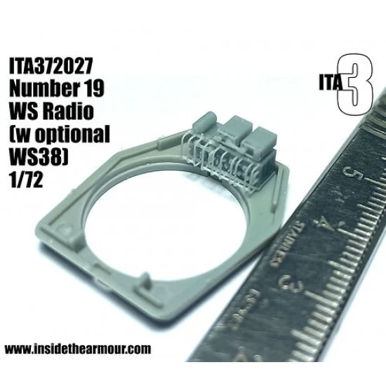 Inside the Armour 372027 1/72 Number 19 Radio Set with Optional WS38 - Military Vehicles & Tanks