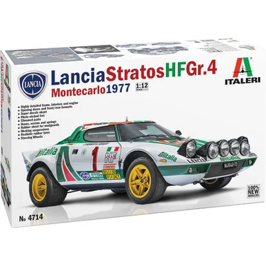 Lancia Stratos HF Gr.4 1/12 Kit - Italeri