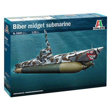 U-Boot Biber Midget Submarine 1/35 Kit Italeri (5609s)