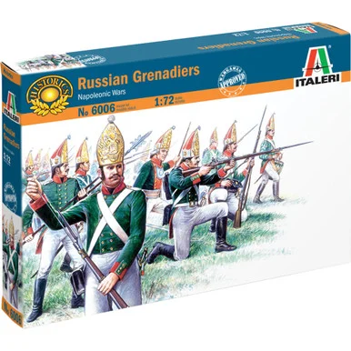 Russian Grenadiers 1/72 Plastic Figures - Italeri